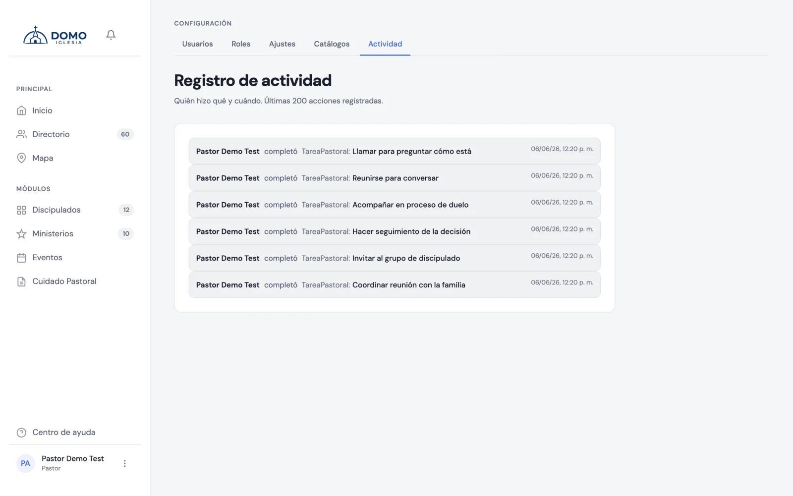 El registro de actividad: quién hizo qué y cuándo